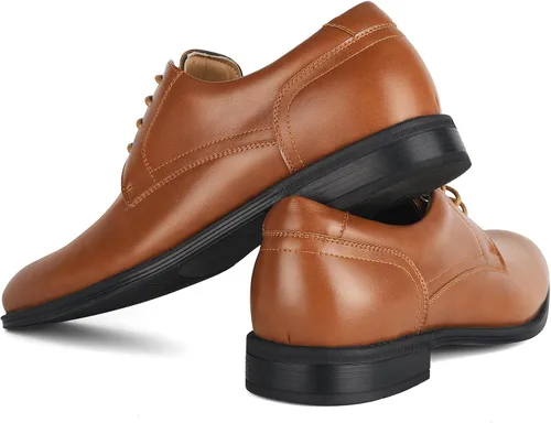 Vista 6 de Zapatos de vestir clásicos Oxford con cordones para hombre