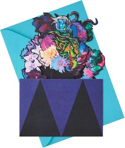 Vista 8 de Hallmark Paper Wonder - Tarjeta desplegable de villanos de Disney (Celebrate) para cumpleaños, Halloween, graduaciones, felicitaciones