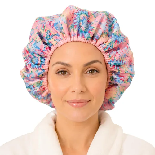Vista 12 de Betty Dain Gorro de baño y ducha de nailon reutilizable, Blue Royale