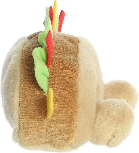 Vista 4 de Aurora® Adorable Palm Pals™ Fiesta Taco™ Animal de Peluche - Divertido Peluche Coleccionable para Niños y Coleccionistas Adultos - Perfecto