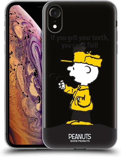 Vista 171 de Head Case Designs Funda de gel suave con licencia oficial de Peanuts Autumn Charlie Brown compatible con Apple iPhone 7 Plus/iPhone 8 Plus