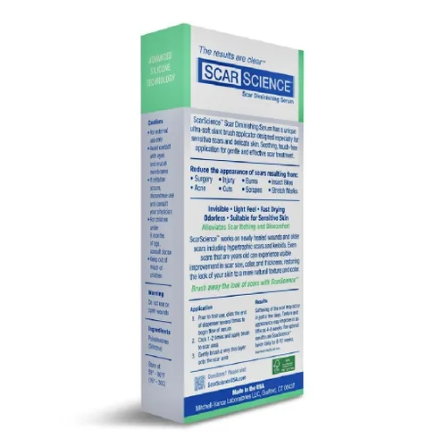 Vista 8 de Suero de gel para cicatrices de silicona 100% – Aplicador de cepillo ultrasuave para procedimientos cosméticos y exfoliaciones faciales, cuidado