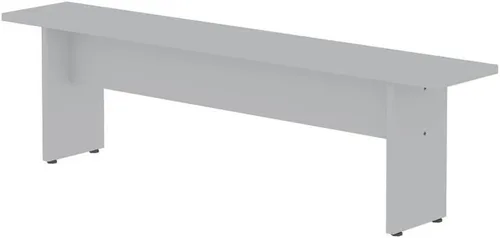 Vista 19 de Manhattan Comfort Nomad - Juego de comedor de 3 piezas para 6 personas con mesa de cocina moderna y 2 bancos, muebles de granja con acabado de grano