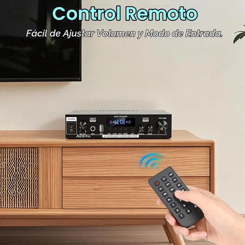 Vista 6 de AK35Pro Bluetooth 5.0 Mini amplificador estéreo de 2 canales para altavoces