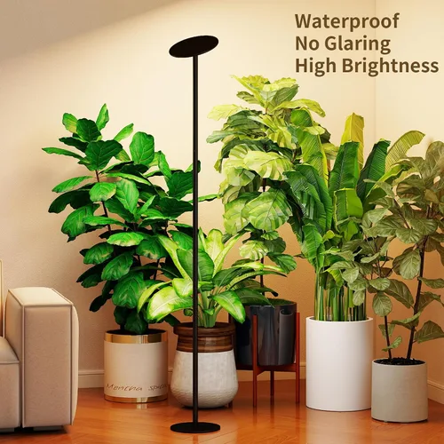 Vista 7 de chiphy Luz de crecimiento de espectro completo de 69 pulgadas para plantas de interior, temporizador de 4/8/12H, luces de planta de 40 W de alto