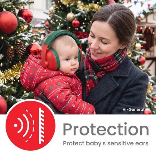 Vista 54 de Auriculares de bebé para protección contra el ruido, color blanco