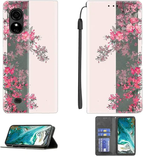 Vista 24 de Aroepurt Funda para UMIDIGI G1 Plus compatible con UMIDIGI G1 Plus Funda para teléfono Funda de piel sintética con función atril magnética CPT15