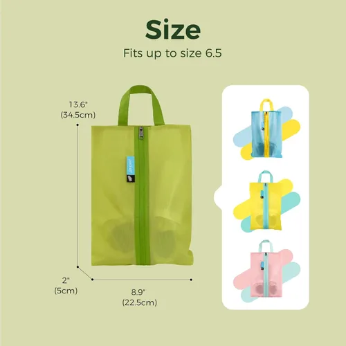 Vista 7 de pack all Bolsa de zapatos para niños para viajes, bolsa de zapatos resistente al agua para gimnasio, bolsa de tacos de fútbol resistente al olor