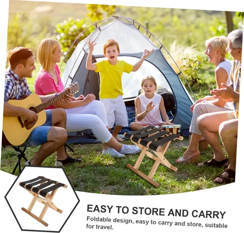 Vista 4 de Silla de pesca al aire libre sillas plegables taburete plegable taburete de viaje silla de camping taburete al aire libre Taburetes plegables
