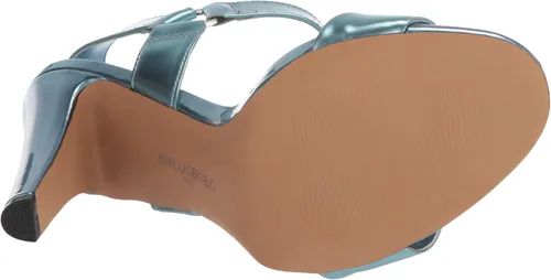 Vista 4 de KARL LAGERFELD womens Cieone Evening Ankle Strap Dress Heel