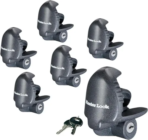 Vista 4 de Master Lock - 1 cerradura universal de acoplador de remolque con la misma llave. 379KA