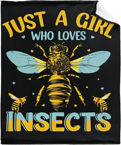 Vista 16 de Manta de franela ligera de abeja, regalos para niñas y mujeres en todas las estaciones, manta para cama, sofá, 30 x 40 pulgadas, para bebé/mascotas