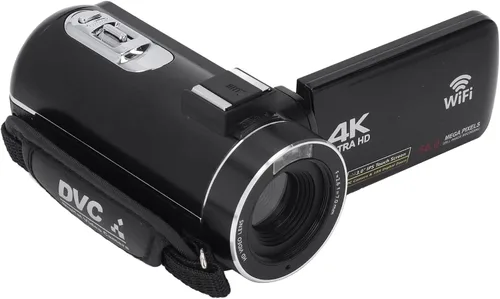 Vista 9 de Luqeeg Videocámara digital, videocámara de video 4K Ultra HD, zoom digital de 18X, cámara de vlogging de 48MP con pantalla táctil de 3 pulgadas