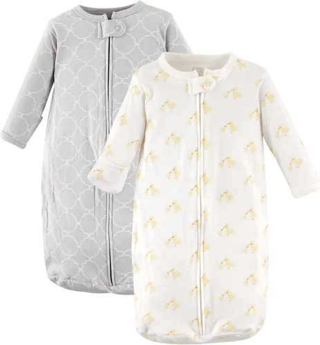 Vista 56 de Hudson Baby Saco de dormir unisex de algodón con manga larga para bebé, saco, manta