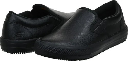 Vista 7 de Skechers para trabajar Gibson-Brogna SR sin cordones para mujer
