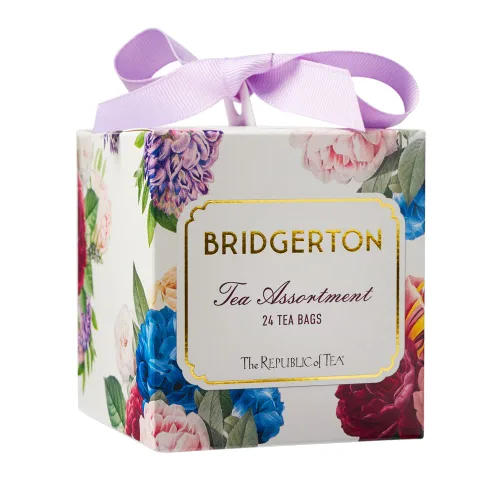 Vista 13 de The Republic of Tea - Bridgerton Queen's Cake - Té de frutas y vainilla, 36 bolsas de té
