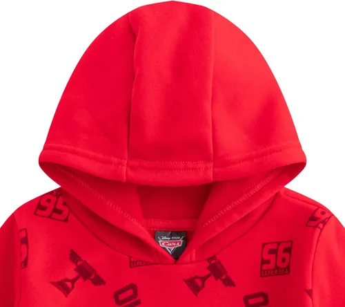 Vista 2 de Disney Cars Lightning McQueen - Sudadera con capucha para niños pequeños, pequeños y grandes