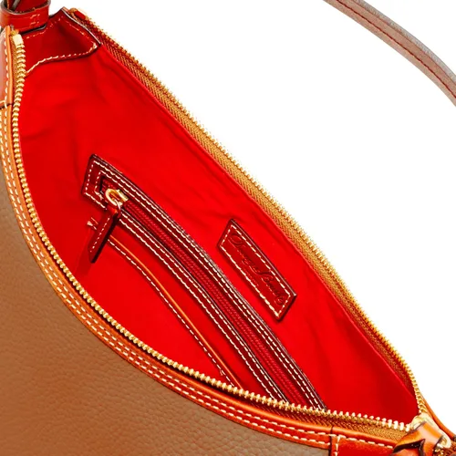 Vista 3 de Dooney & Bourke Pebble Grain Hobo - Bolso de hombro, Arena