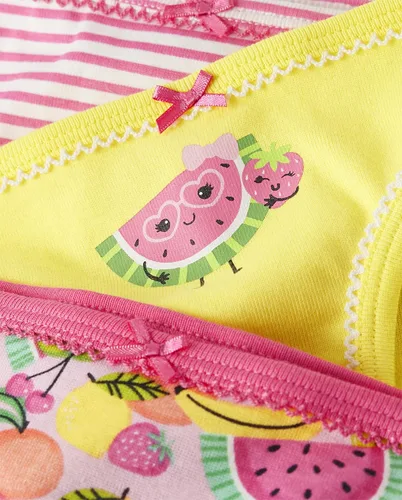 Vista 2 de Gymboree Girls' 3 Pack and Toddler Cotton Brief Underwear 3-Pack