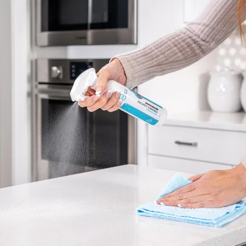 Vista 5 de Kit de aerosol de recubrimiento cerámico Lifeproof - Brillo, sello y protección para superficies de cocina y baño, repele manchas y suciedad
