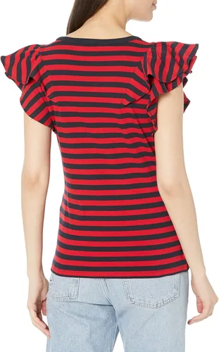 Vista 2 de Tommy Hilfiger Camiseta deportiva suave de manga corta para mujer