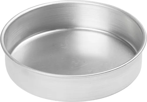 Vista 5 de Winco Molde redondo de aluminio resistente para tartas, 9 x 3 pulgadas