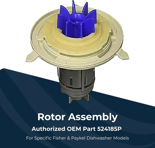 Vista 2 de Fisher & Paykel Piezas del lavaplatos del rotor del reemplazo de la asamblea del rotor 524285P, equipo modelo del rotor del motor del cajón del cajón