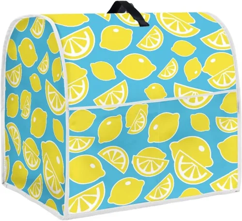 Vista 10 de Funda para batidora de soporte con estampado de mármol azul, compatible con mezclador de cocina de 4.5 a 5 cuartos de galón, fundas lavables a azul