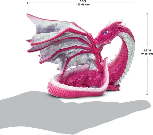 Vista 3 de Safari Ltd. Figura de dragón de amor, figura detallada de 6 pulgadas, divertido juguete de criatura mítica para niños, niñas y niños a partir de 4
