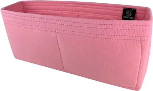Vista 2 de Zoomoni 19 Flap Small Bag Insert Organizer - Premium Felt (Handmade/20 Colors)