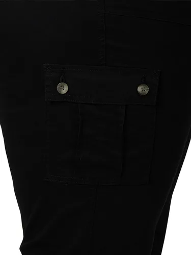 Vista 5 de Lee Pantalón capri tipo cargo flexible para mujer, talla grande, ultra lux, cómodo