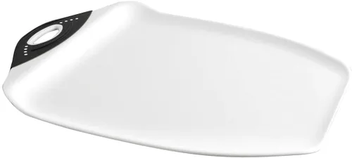 Vista 3 de Dexas Tablas de cortar Chop & Scoop - 11 x 15, 6.5 x 10.5 y 9.5 x 13 pulgadas, color blanco con mango negro