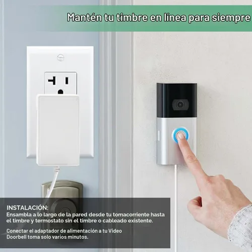 Vista 5 de Rollerhouse s 24V 1A 24W Blanco Enchufable Transformador DC Cargador Adaptador de Pared/Adaptador de fuente de alimentación/Cable de 5 pies, AC