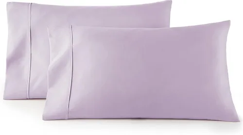 Vista 12 de 2 piezas con conjunto de fundas de almohada colección HC, 1500 hilos contados de calidad egipcia (muchos tamaños y colores). Camel