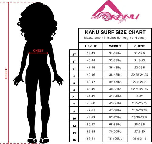 Vista 6 de Kanu Surf Bañador deportivo de una pieza Daisy Beach para niñas