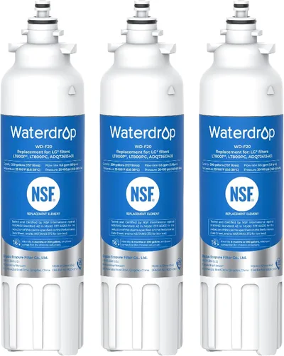 Vista 11 de Waterdrop ADQ73613401 Reemplazo para LG® LT800P®, ADQ73613402, ADQ73613408, ADQ75795104, Kenmore 9490, LSXS26326S, LMXC23746S, LSXS26366S, Filtro
