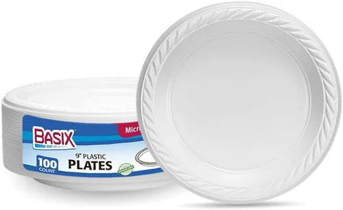 Vista 15 de Basix [100 unidades] Cuencos desechables de plástico blanco de 5 onzas para postre, aptos para microondas, ideales para la escuela, comida