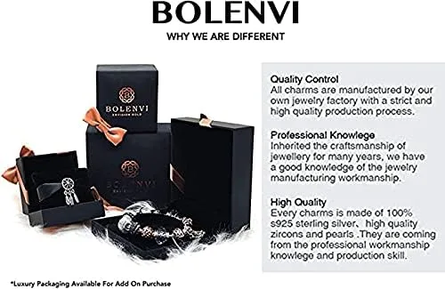 Vista 6 de Colgantes de cuentas de plata de ley 925 para pulseras Pandora y collares, etc