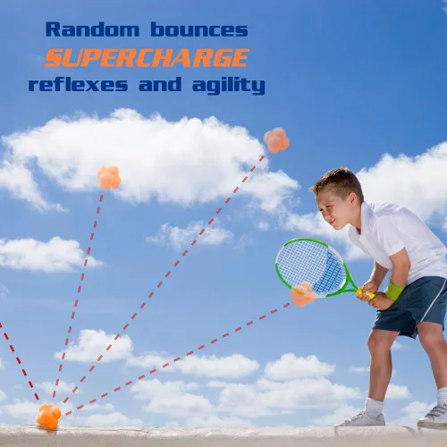 Vista 4 de Crown Sporting Goods Entrenador de agilidad de bola de reacción Hi-Bounce