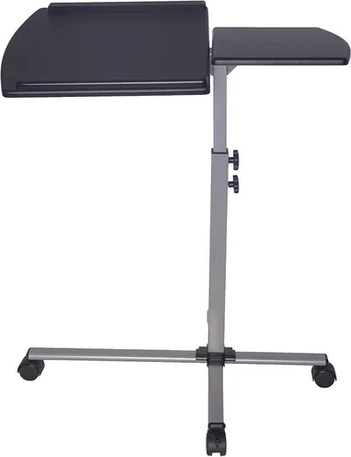 Vista 8 de Techni Mobili Carrito de portátil ajustable con ruedas, grafito