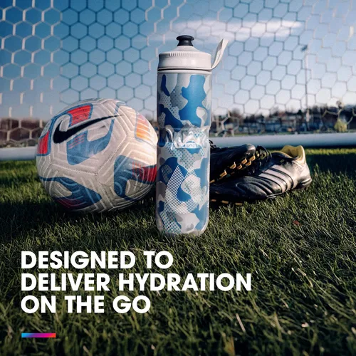 Vista 2 de HydraPak Botella Polar - Botella de agua deportiva Polar aislada - Libre de BPA, botella flexible deportiva y para bicicleta con asa