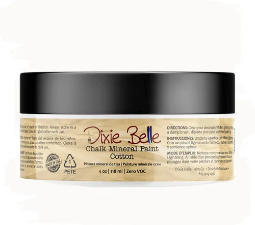 Vista 336 de Pintura para muebles con acabado de tiza Dixie Belle Paint Company - Amatista (4oz) - Pintura mineral de tiza chic púrpura profundo mate