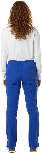 Vista 2 de SPECTRUM UNIFORMS Wynd - Pantalón cargo para mujer, cintura elástica y cordón, ideal para profesionales médicos