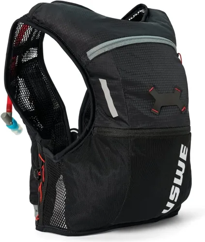 Vista 7 de USWE Rush - Chaleco de hidratación para bicicleta, 8 L, correas ajustables para el pecho, chaleco de hidratación para correr, vejiga de hidratación