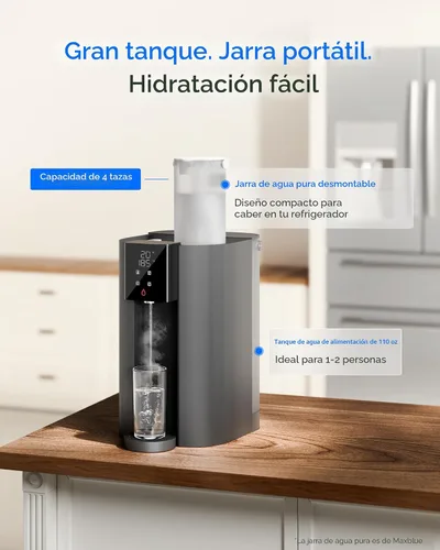 Vista 8 de Waterdrop C1H - Sistema de ósmosis inversa caliente instantánea, no requiere instalación