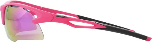 Vista 6 de IRONMAN Gafas de sol 1802 unisex para adultos Mate Neon Rosado