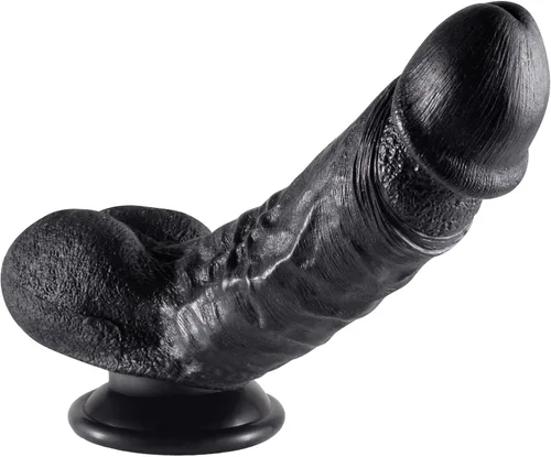 Vista 2 de Consoladores realistas para adultos, juguetes sexuales para mujeres, consolador de silicona suave con fuerte ventosa para jugar con manos libres