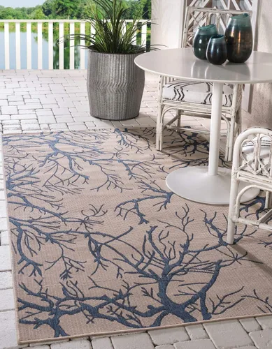 Vista 20 de Unique Loom - Alfombra de centro Café/Beige