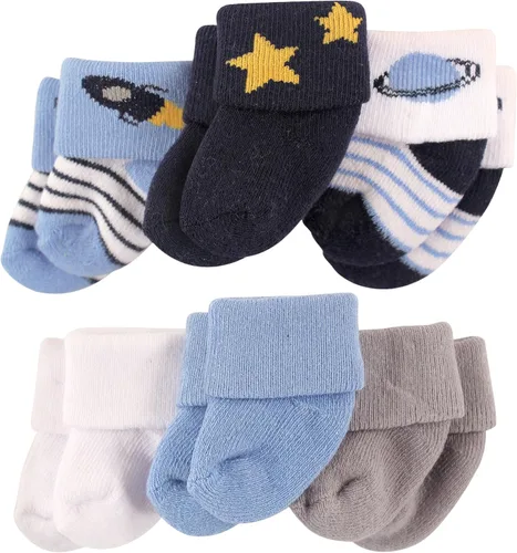 Vista 23 de Luvable Friends Conjunto de calcetines unisex para bebé recién nacido y bebé
