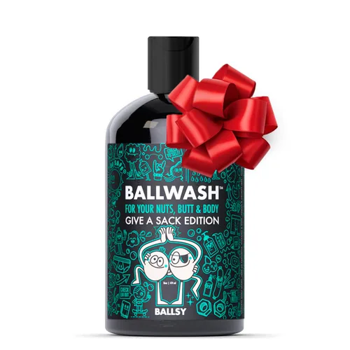 Vista 6 de Ballsy Ballwash Jolly Jewels Gel de baño de carbón para hombres, jabón, hidratante, gel de ducha, con aceite de coco, aloe vera, lavanda y aceite